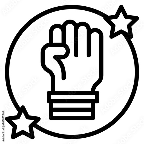 Courage icon vector image. Can be used for Core Values.