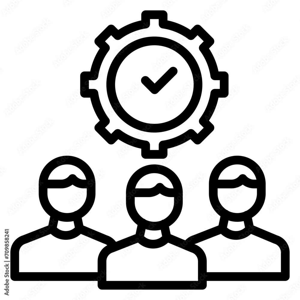 Teamwork icon vector image. Can be used for Core Values. Teamwork icon vector image. Can be used for Core Values.