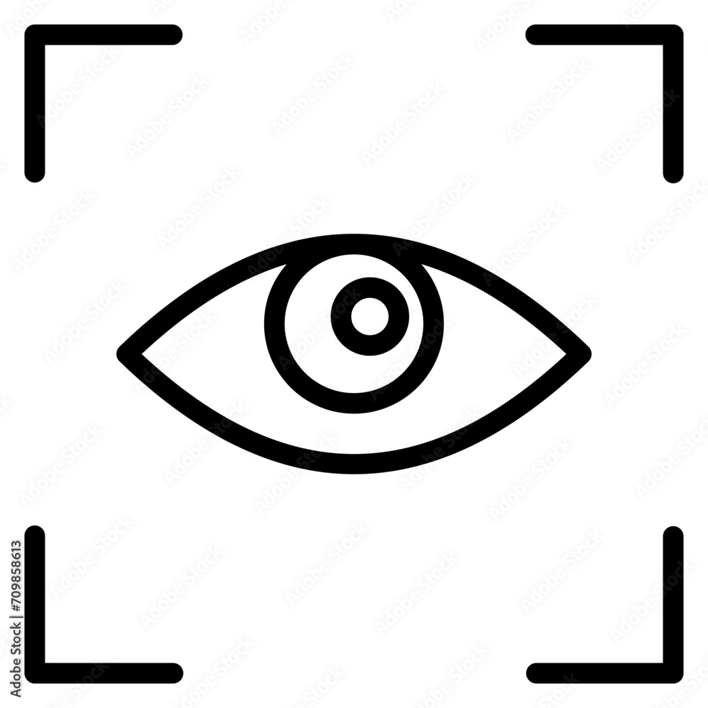 Vision icon vector image. Can be used for Personal Growth. Vision icon vector image. Can be used for Personal Growth.