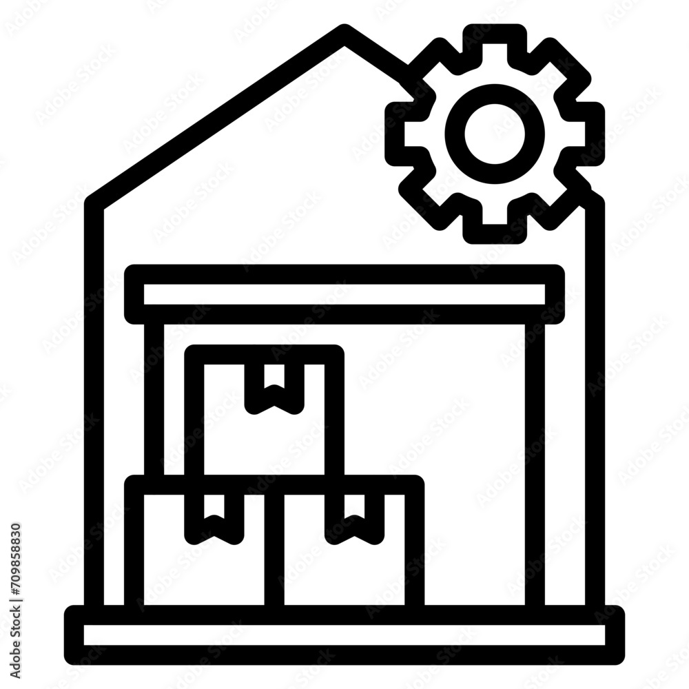 Inventory Management icon vector image. Can be used for Mass Production. Inventory Management icon vector image. Can be used for Mass Production.