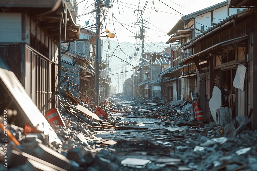 日本の災害のイメージ写真（地震・津波・復興） Stock-Foto | Adobe Stock