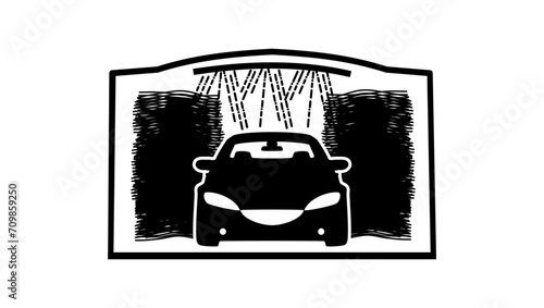 Automatic Car Wash silhouette