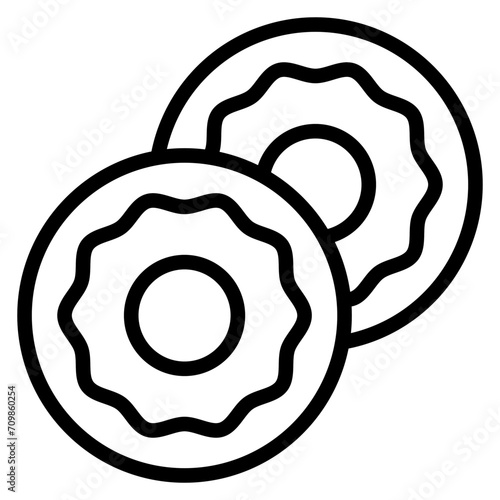 Bagel icon vector image. Can be used for Brunch.
