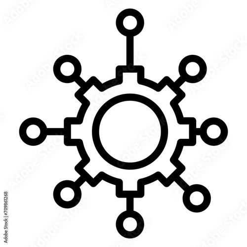 Control Framework icon vector image. Can be used for Business Audit.