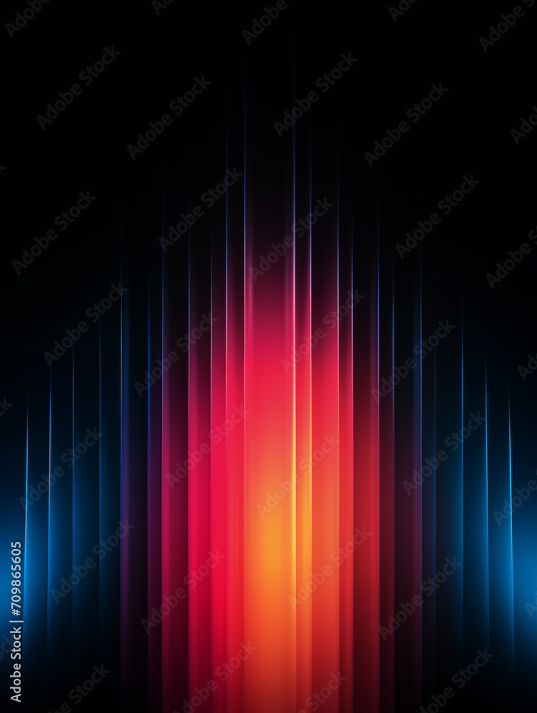 Neon color abstract lines background,created with Generative AI tecnology.