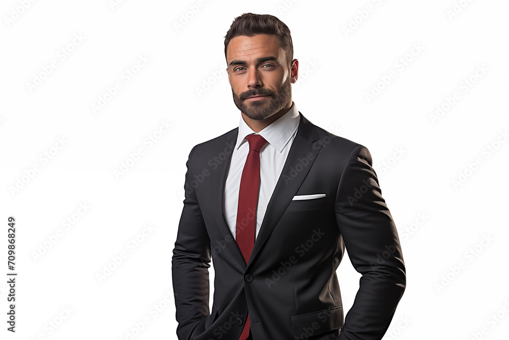portrait of a businessman in suite on an isolated white background portrait of a businessman in suite on an isolated white background