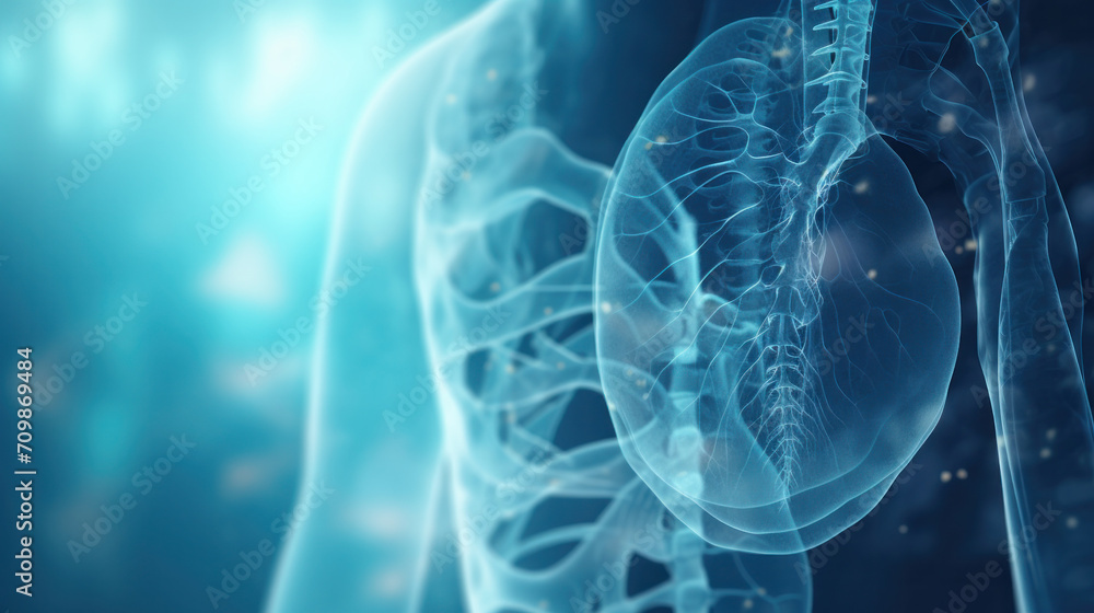 Medical blurred blue hospital background with space for text. Copy space Medical blurred blue hospital background with space for text. Copy space