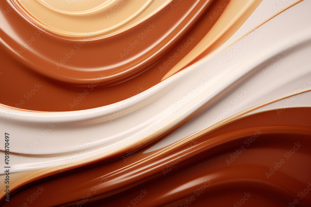 melted white and brown chocolate splashes background melted white and brown chocolate splashes background