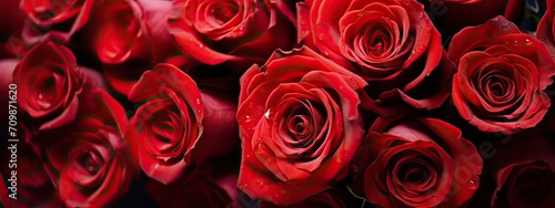 close up of red rose bouquet. for valentines day. romantic love wallpaper background