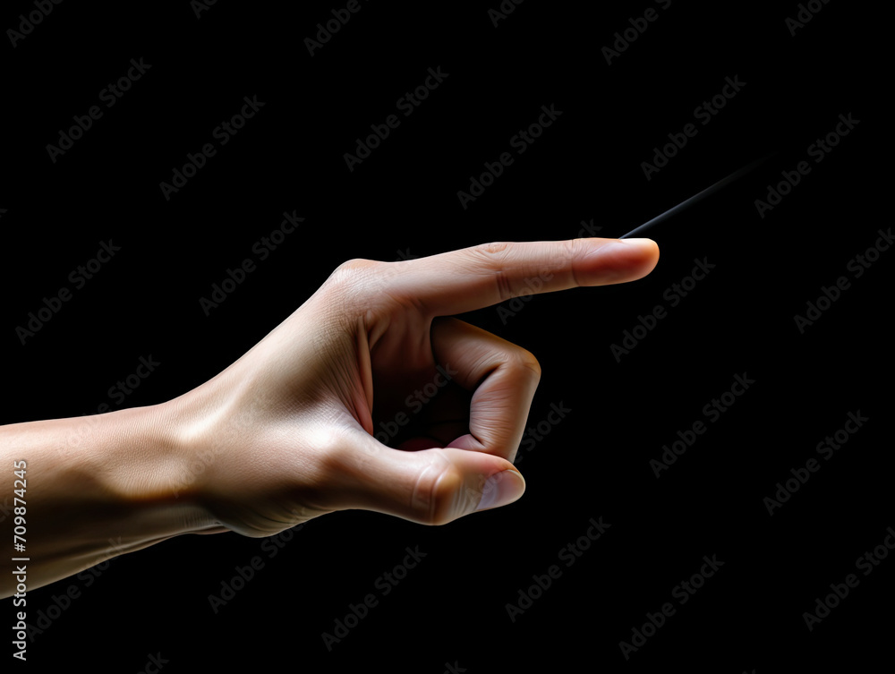 Human Hand Holding Black Object in Dark - Mysterious, Intriguing, and Evocative Image Human Hand Holding Black Object in Dark - Mysterious, Intriguing, and Evocative Image