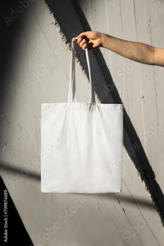 Blank Tote bag mock up