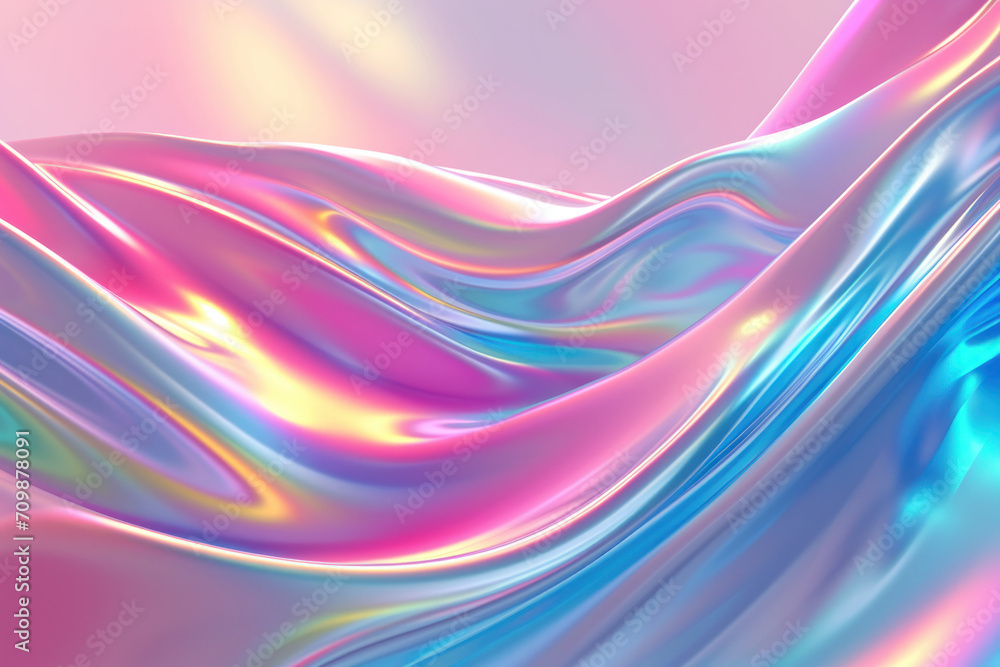Abstract pink and blue, holographic background Abstract pink and blue, holographic background