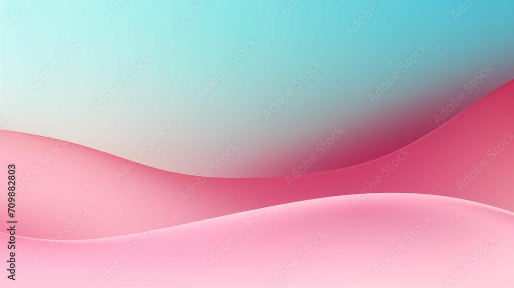 Obraz premium Delicate Teal to Coral Blend: Dreamlike Backdrop