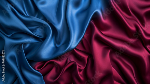 Blue, maroon, & indigo silk background