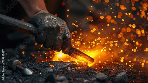 Blacksmith Craft with Fire