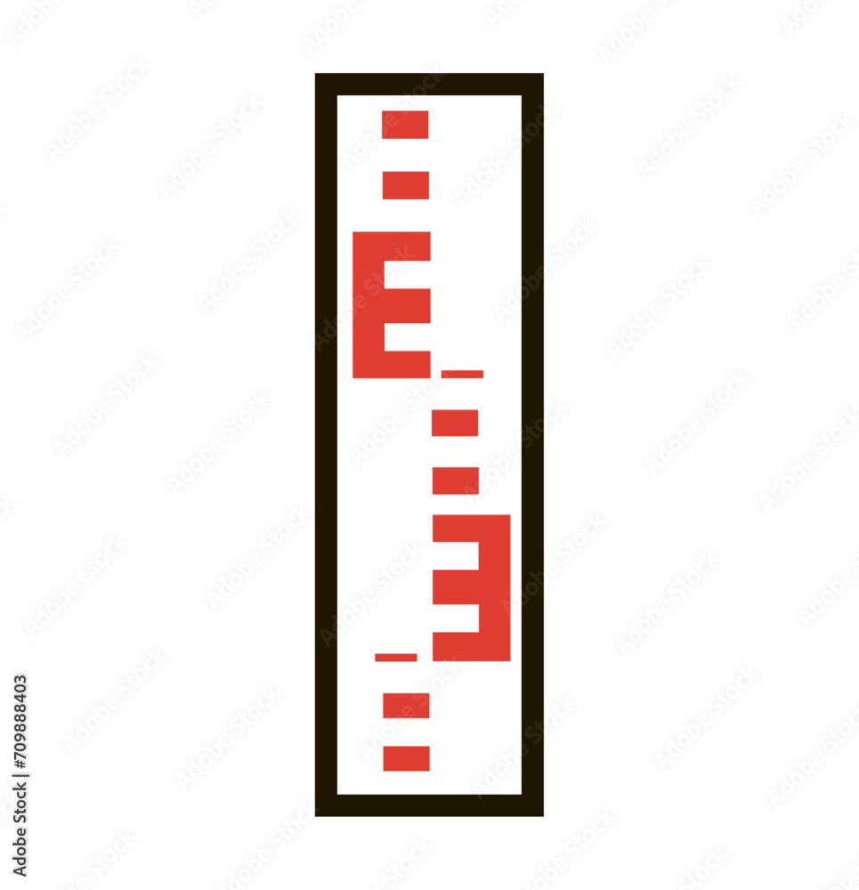 levelling rods - geodesy survey instrument