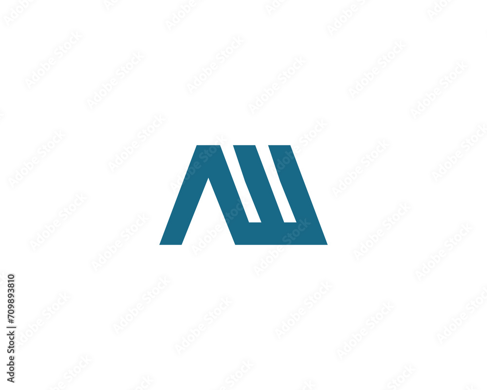 AW LOGO DESIGN VECTOR TEMPLATE AW LOGO DESIGN VECTOR TEMPLATE