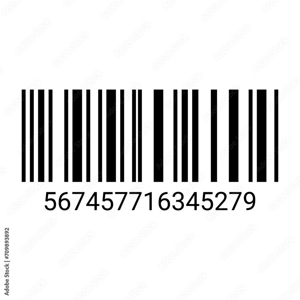 Barcode. Barcode template. Vector illustration. Barcode. Barcode template. Vector illustration.