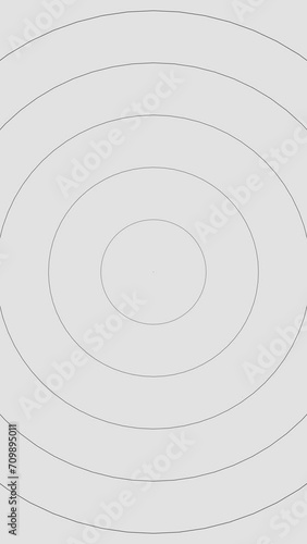 White grey circles pattern abstract background. Vertical video