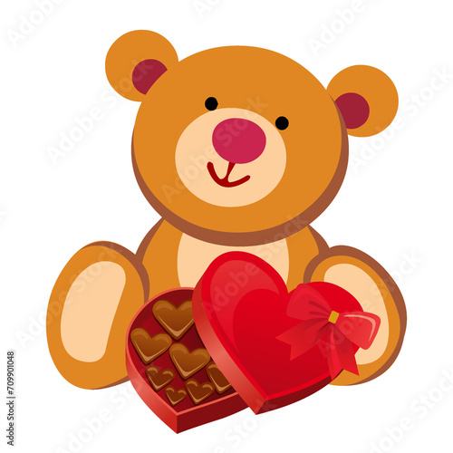 teddy bear with heart