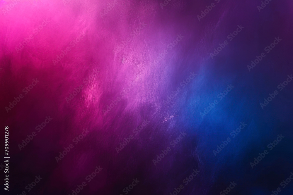 Dark magenta fuchsia blue abstract matte background for design. Space. Deep purple color. Gradient.