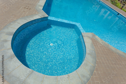 Blue pool at the hotel © Oleg Zhukov