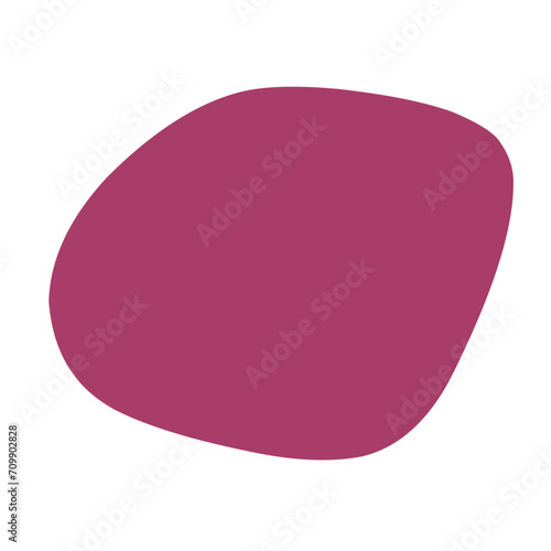 Pink blob shape