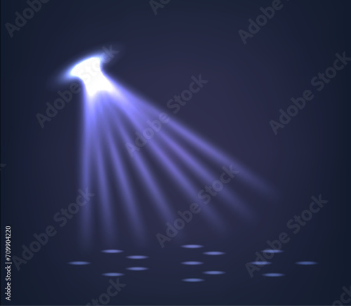 Spotlights Beams Illuminate Areas Or Objects, Directing Focused Light To Highlight And Accentuate Features