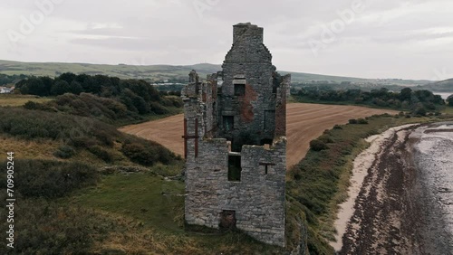 Greenan castle ruins photo