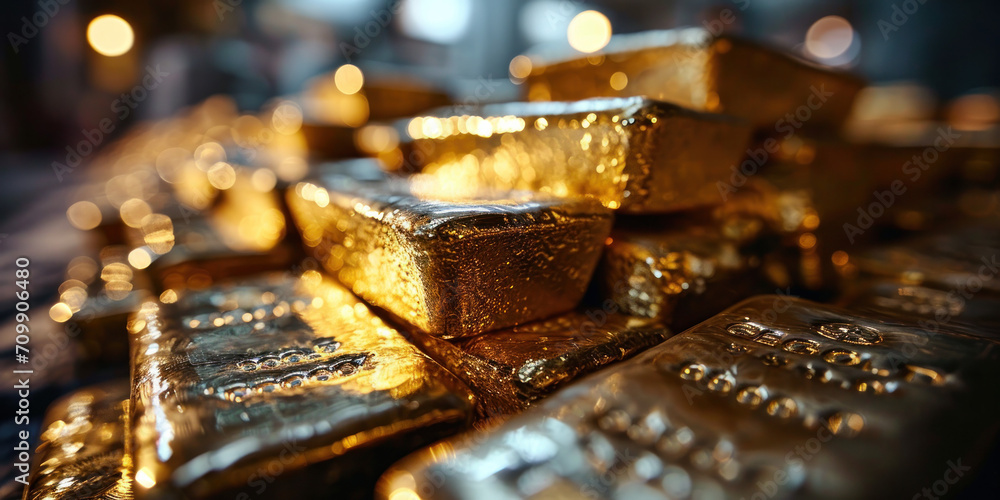 close up of gold bars, wealth, investment concept close up of gold bars, wealth, investment concept