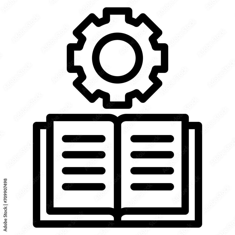 Fototapeta premium Gear book