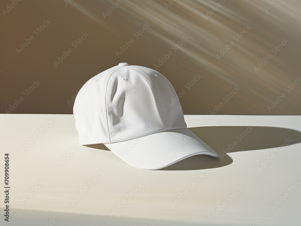 Photo a white cap mockup, baseball caps on the simple background
Photo a white cap mockup, baseball caps on the simple background