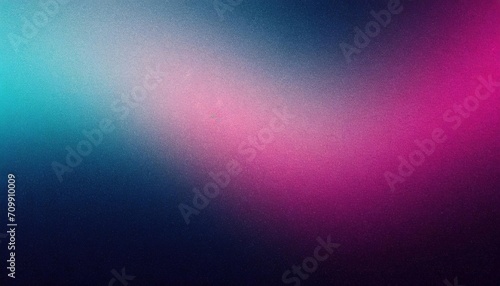 Dark blue and pink glowing grainy gradient background. Colorful noise texture backdrop for webpage header or banner.