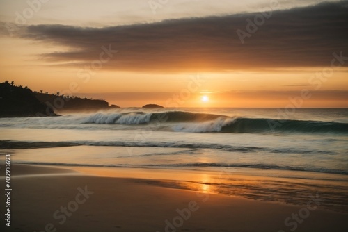 sunset on the beach © PedroHenrique