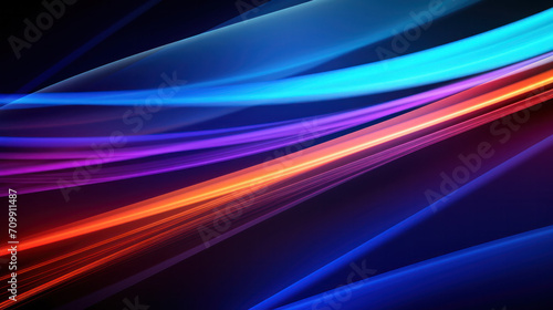 Colourful neon lines abstract digital background 