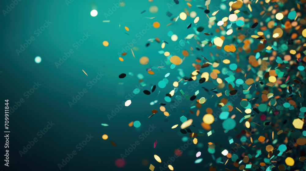 colourful confetti background, glitter parts, festive banner colourful confetti background, glitter parts, festive banner