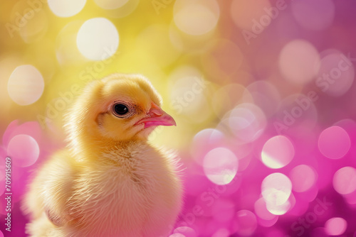 cute baby chick close up  © reddish