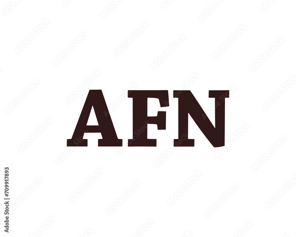 AFN LOGO DESIGN VECTOR TEMPLATE AFN LOGO DESIGN VECTOR TEMPLATE