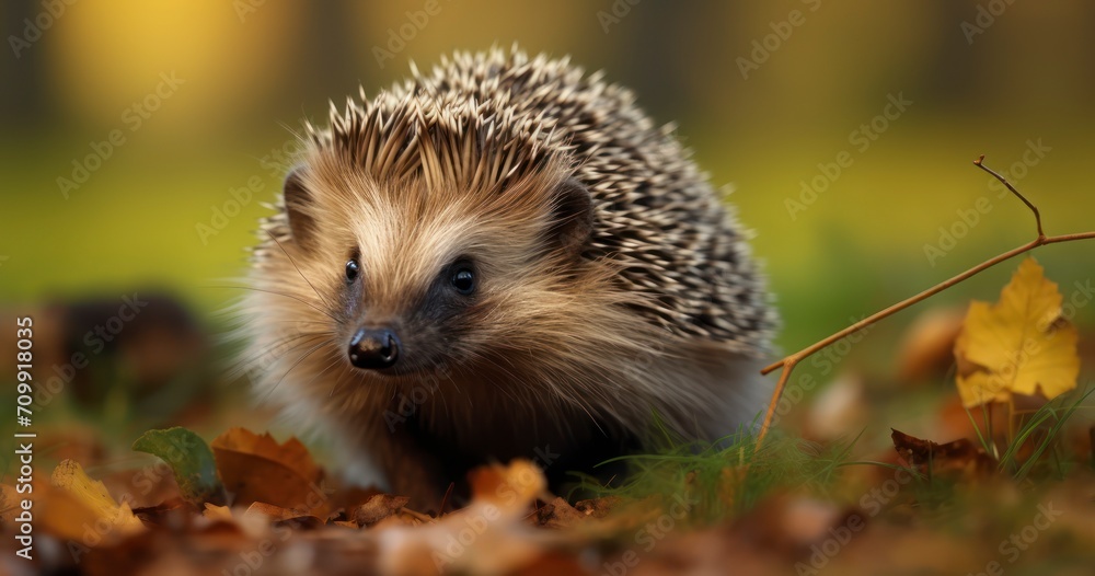The Hidden Life of a Spiny Hedgehog in the Forest Depths The Hidden Life of a Spiny Hedgehog in the Forest Depths
