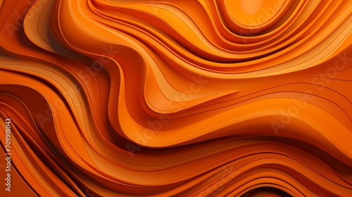 Vibrant orange 3d papercut texture: abstract background design for web, wallpaper, brochure, and patterns