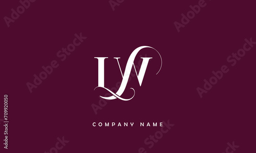 LW, WL, L, W Abstract Letters Logo Monogram