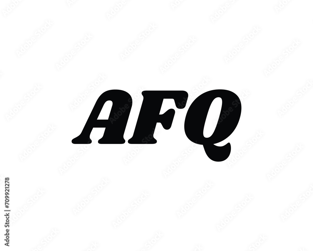 AFQ LOGO DESIGN VECTOR TEMPLATE AFQ LOGO DESIGN VECTOR TEMPLATE