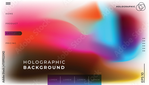 Landing page template for business. Modern web page design concept layout for website. Vector illustration. Brochure cover, banner, slide.