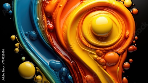 _fan_of_colors_swirling_within_a_circle_placed UHD Wallpaper