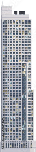 Facade view of moden building - skyscraper © Matheus