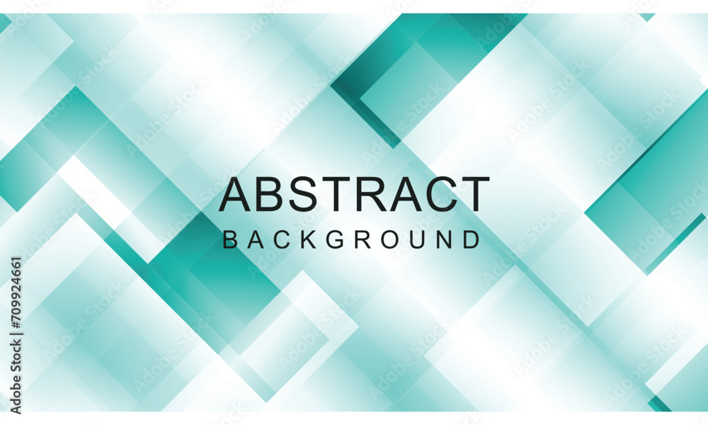 Fototapeta premium Teal Abstract Background with Dynamic Cube Patterns