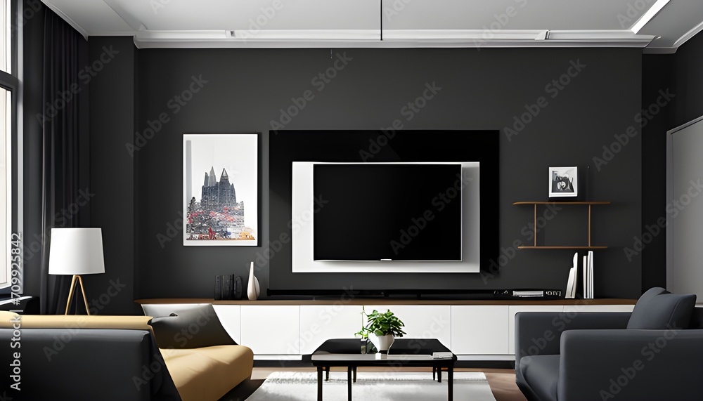 modern living room with fireplace modern living room with fireplace