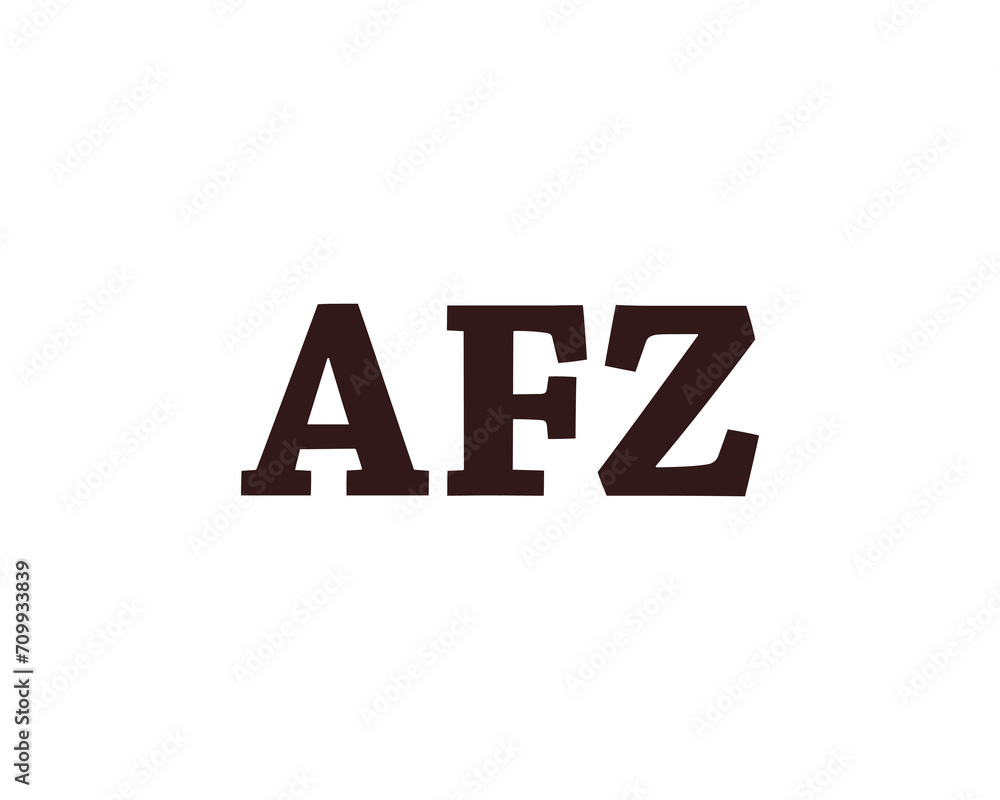 AFZ LOGO DESIGN VECTOR TEMPLATE AFZ LOGO DESIGN VECTOR TEMPLATE