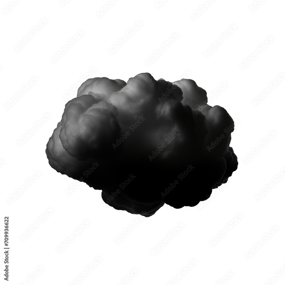 Clipping mask in the form of a cloud, black inside, on a white background, unreal engine style created with Generative Ai Clipping mask in the form of a cloud, black inside, on a white background, unreal engine style created with Generative Ai