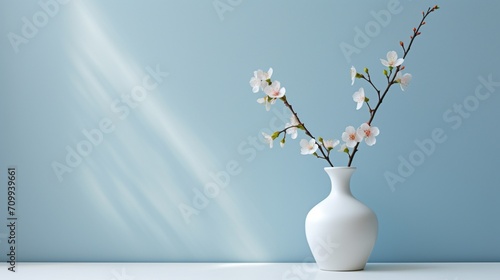 a standalone, lively vase against a spotless white setting, ensuring clarity in high definition.